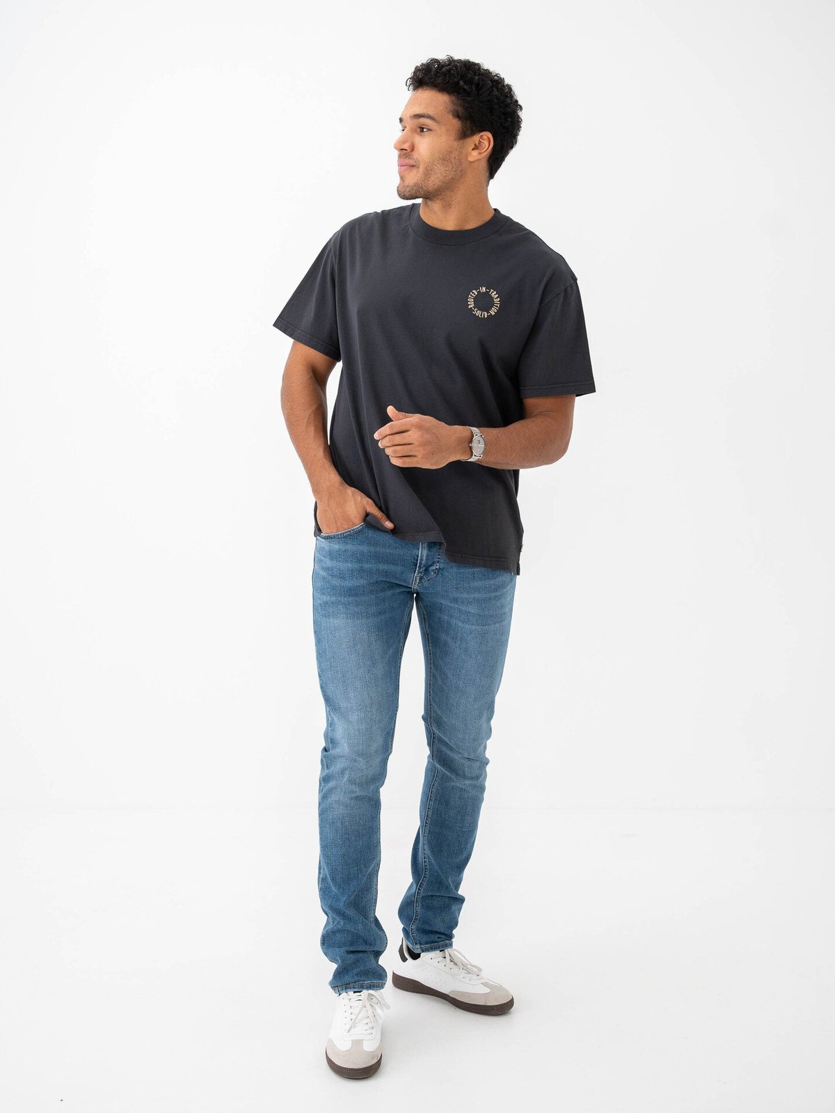 Solid Nojus Tee 194008 True Black