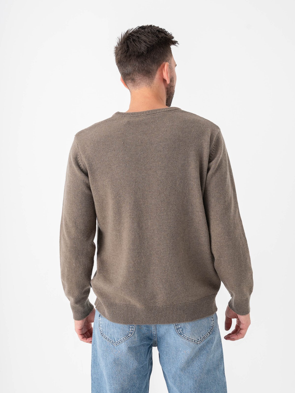 Solid Rick O-Neck Knit Bungee Cord