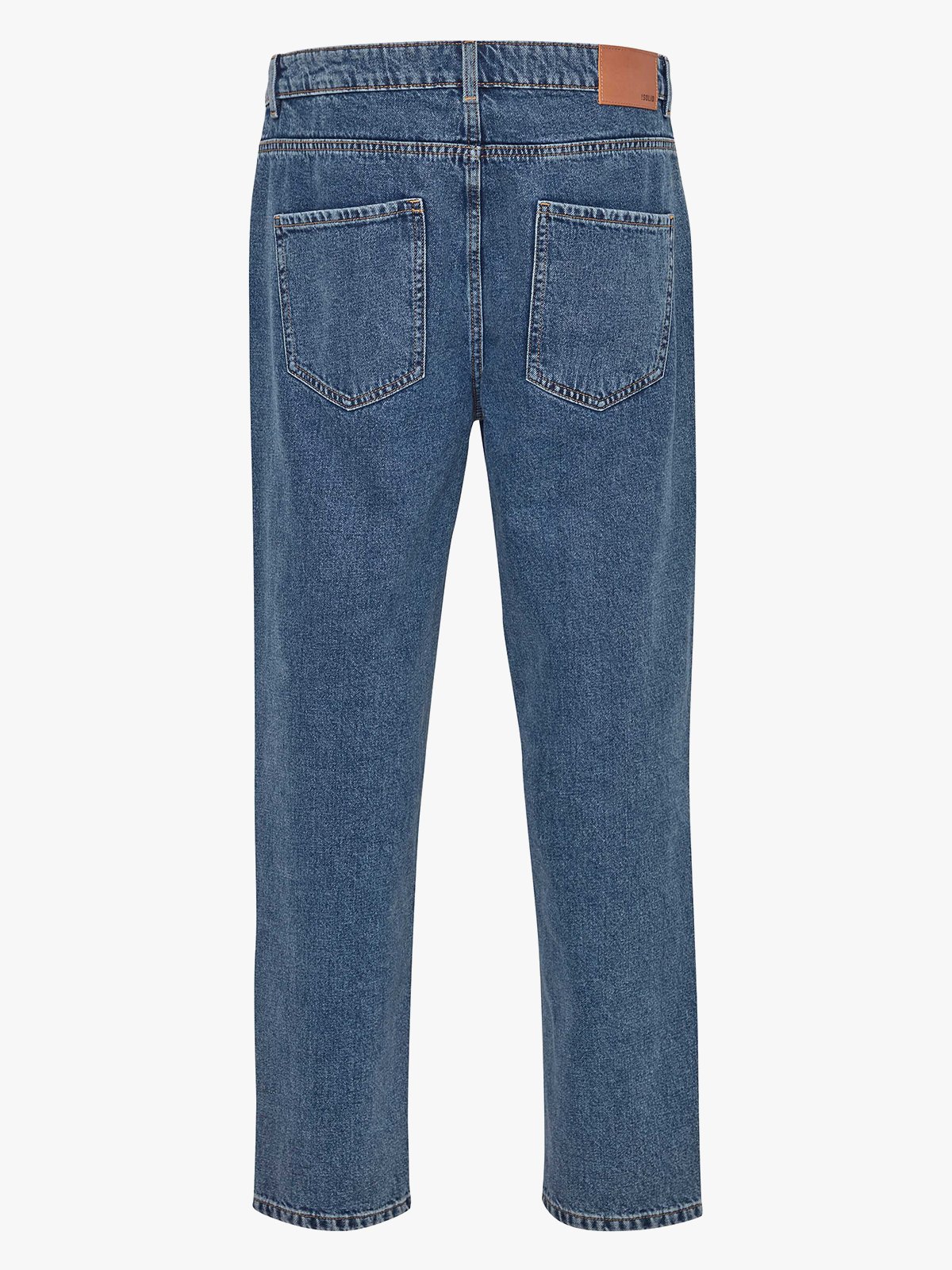 Solid Dylan Dad Fit Jeans Blue Denim