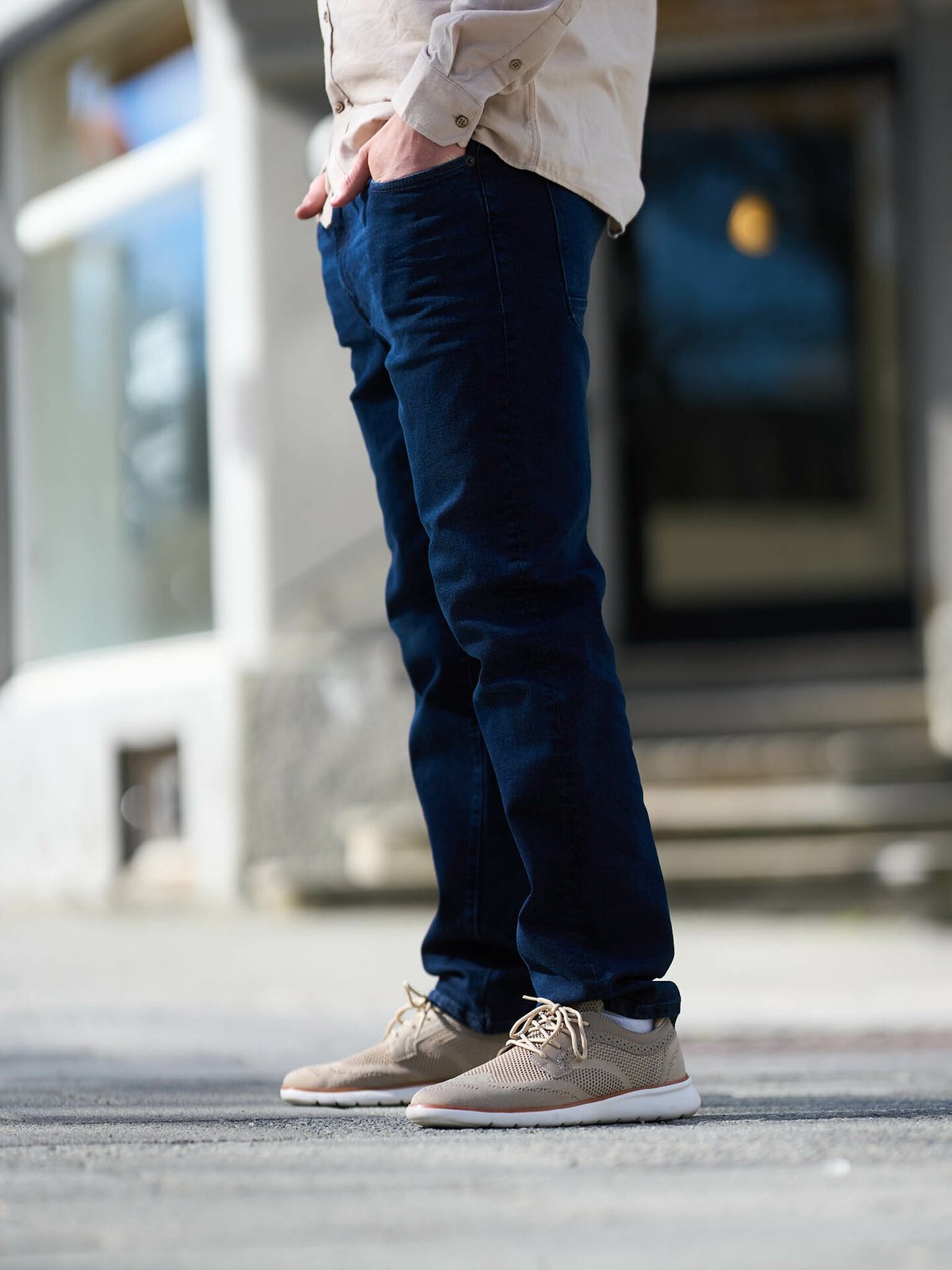 Solid Ryder Blue Jeans Dark Blue Denim