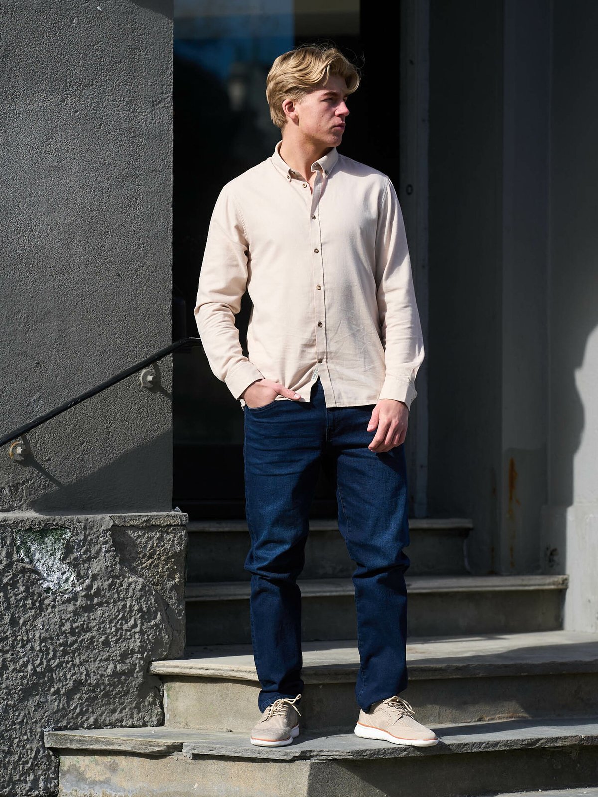 Solid Ryder Blue Jeans Dark Blue Denim