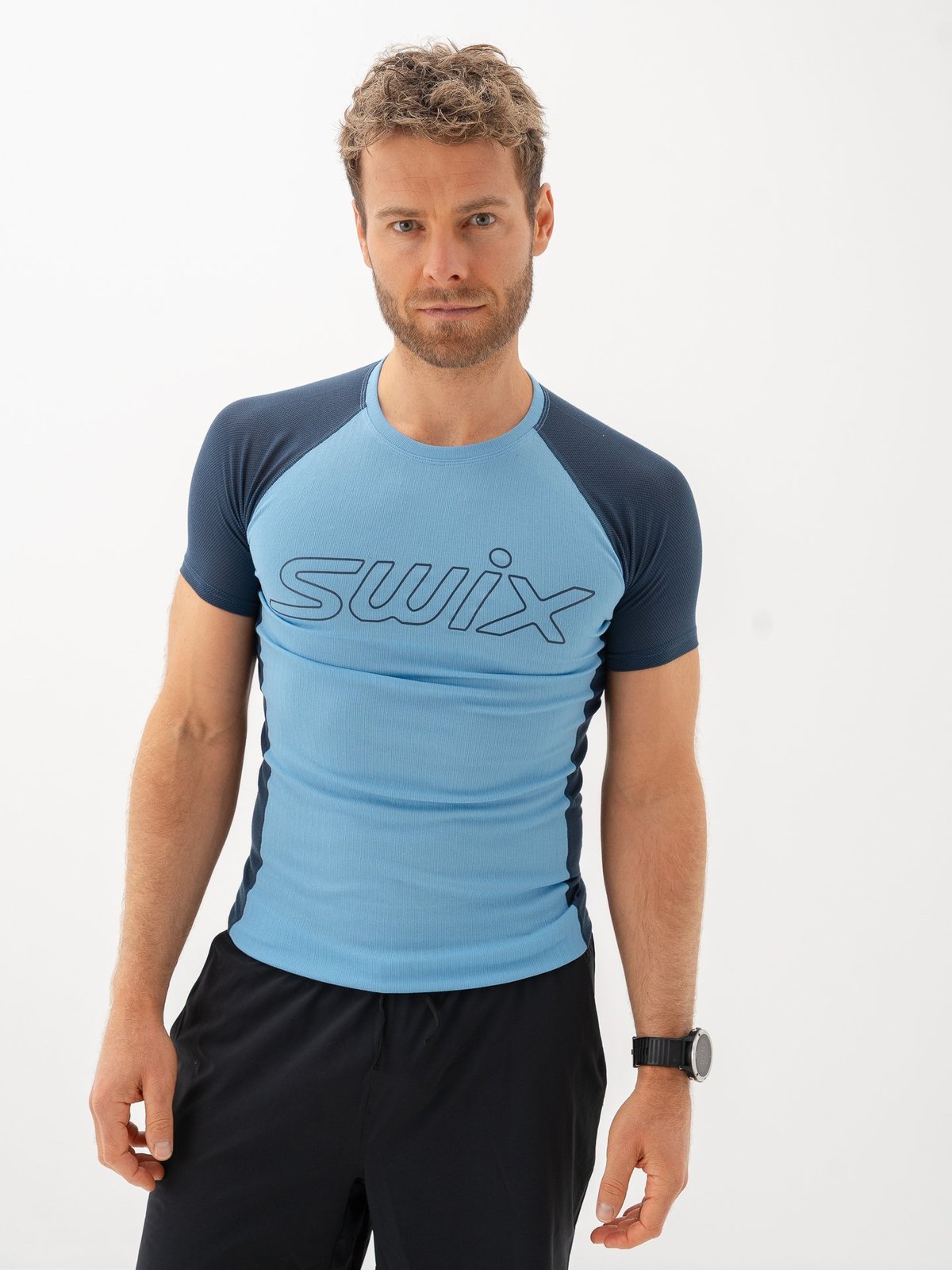 Swix RaceX Light Short Sleeve Cloud Blue / Lake Blue