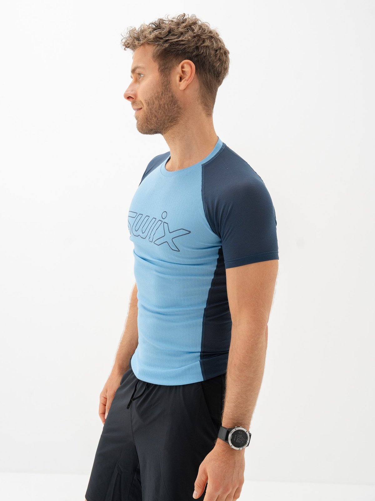 Swix RaceX Light Short Sleeve Cloud Blue / Lake Blue