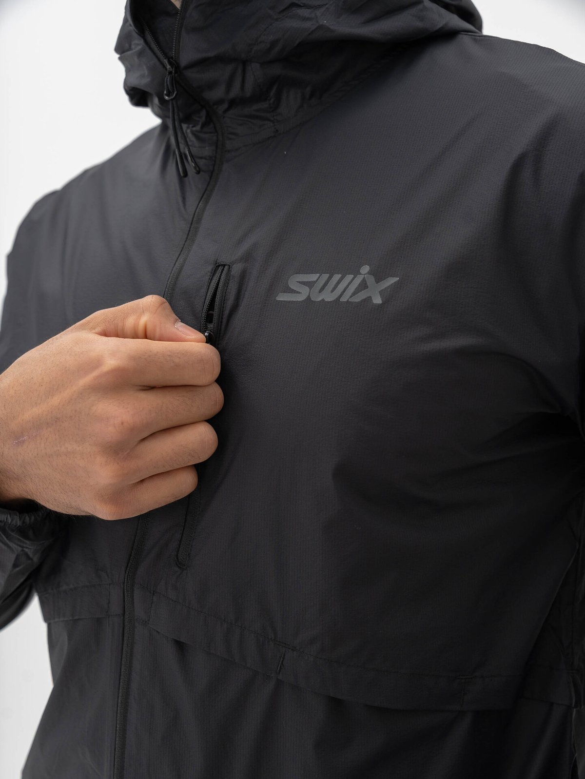 Swix Pace Wind Light Hooded Jacket Black