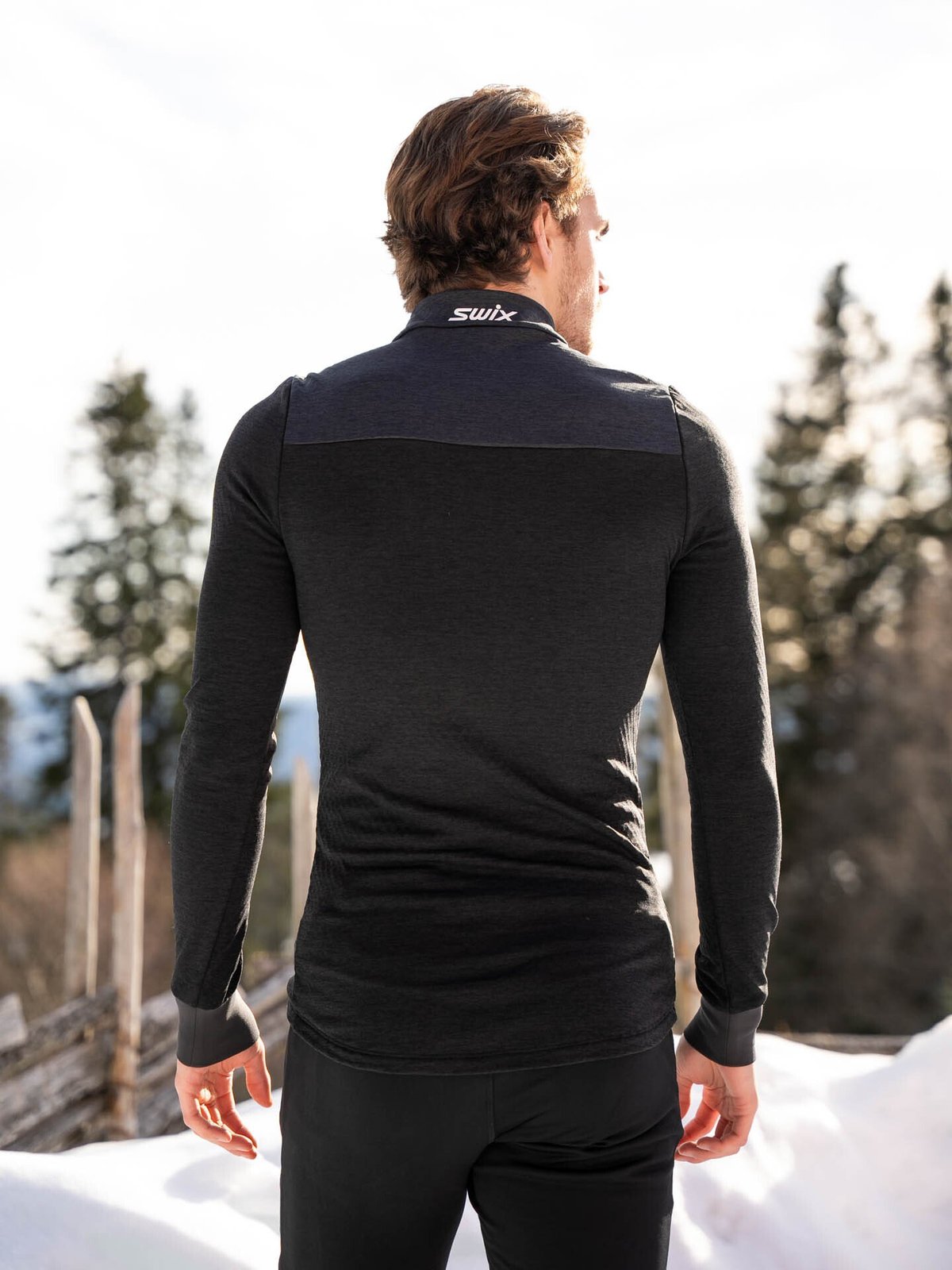 Swix Nordic Midlayer Half Zip Black / Phantom