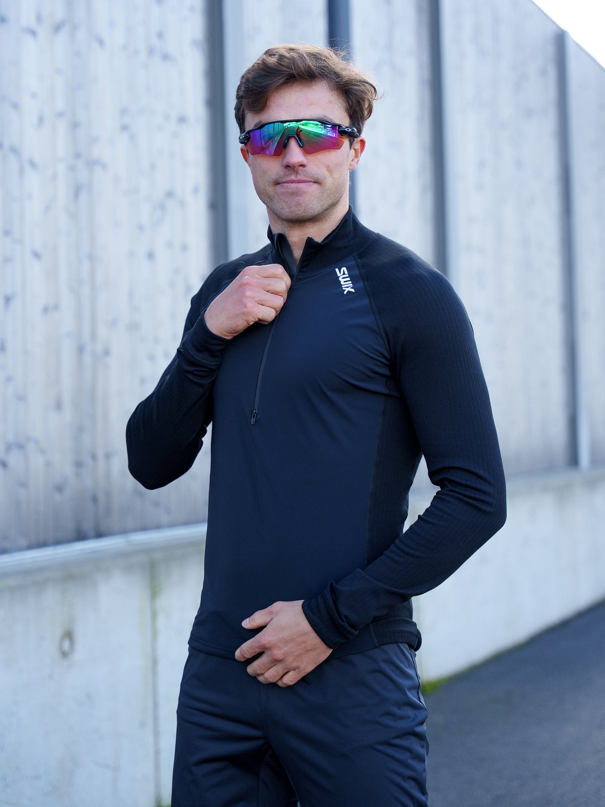 Swix RaceX Classic Wind Half Zip M Black
