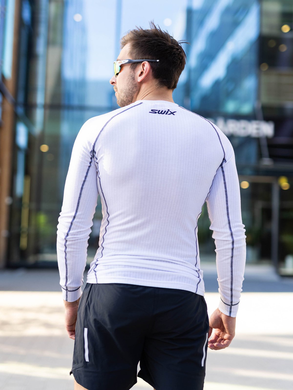 Swix RaceX Classic Long Sleeve Bright White / Dark Navy