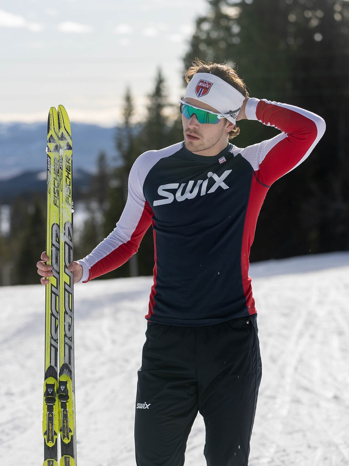 Swix RaceX Classic Long Sleeve Dark Navy/Bright White