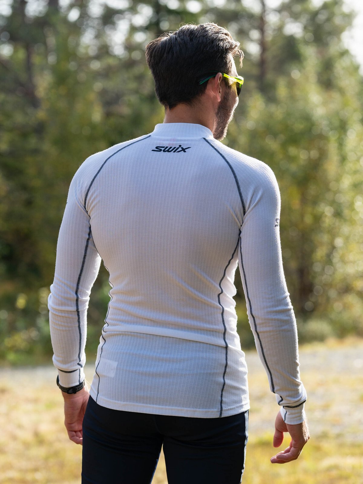 Swix RaceX Classic Half Zip Bright White/Dark Navy