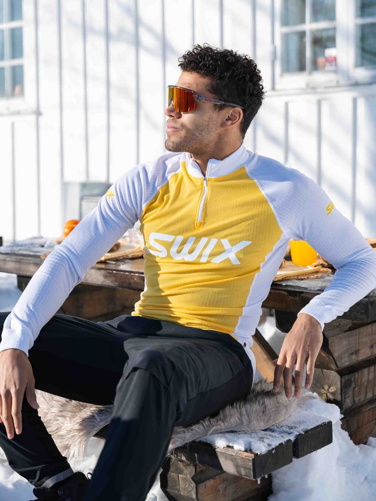 Swix RaceX Classic Half Zip Gul