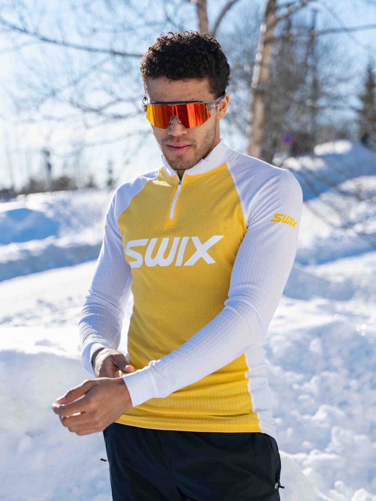 Swix RaceX Classic Half Zip Gul