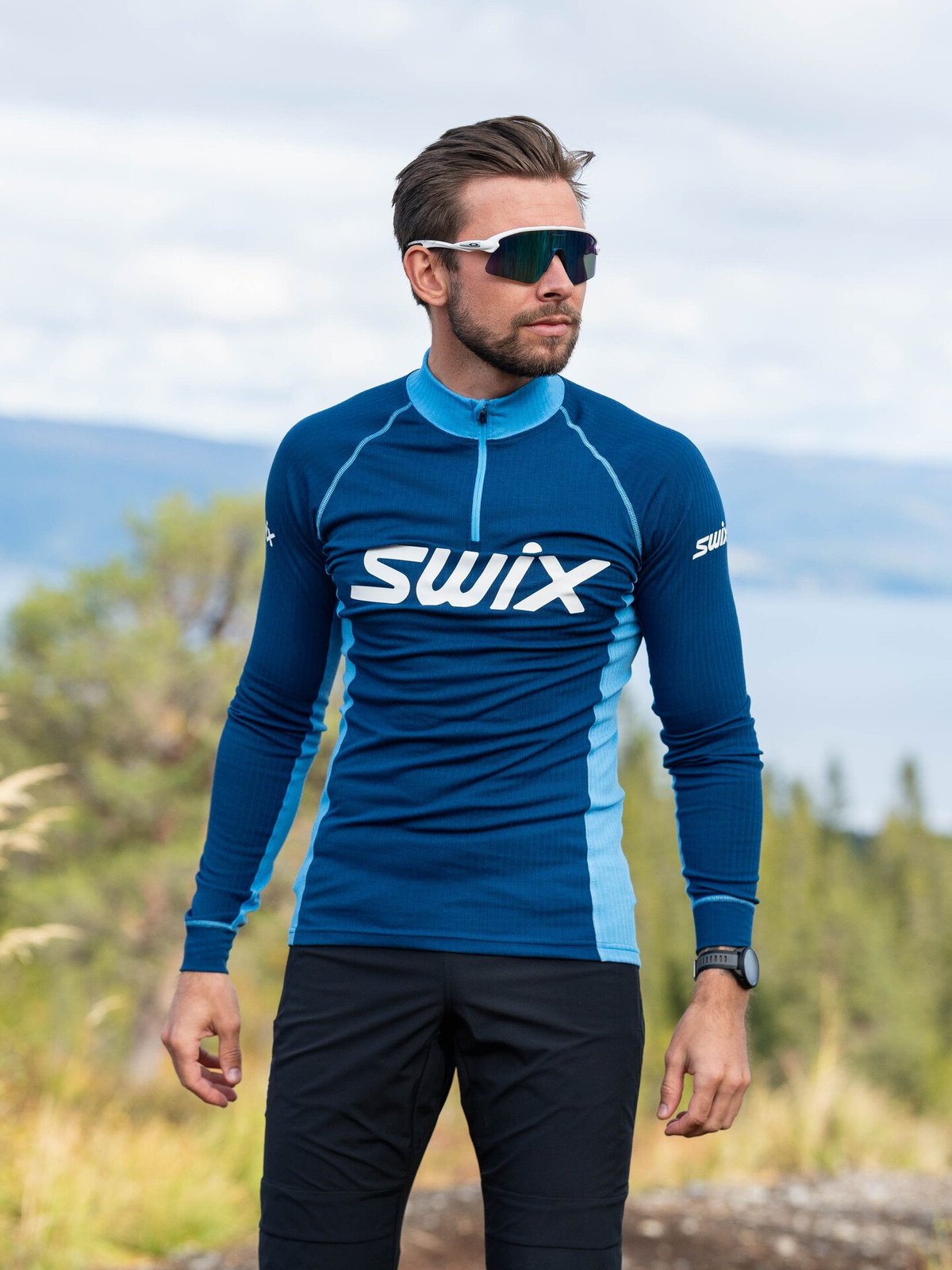 Swix RaceX Classic Half Zip Estate Blue