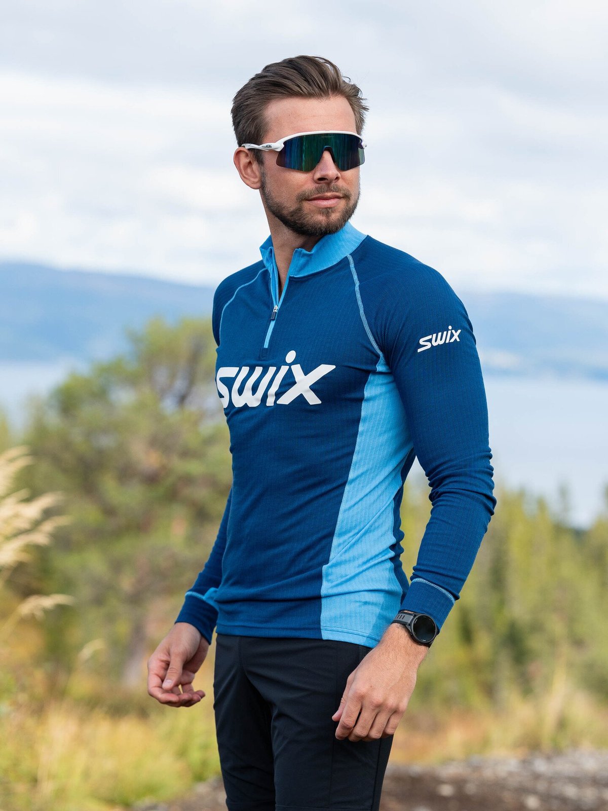 Swix RaceX Classic Half Zip Estate Blue