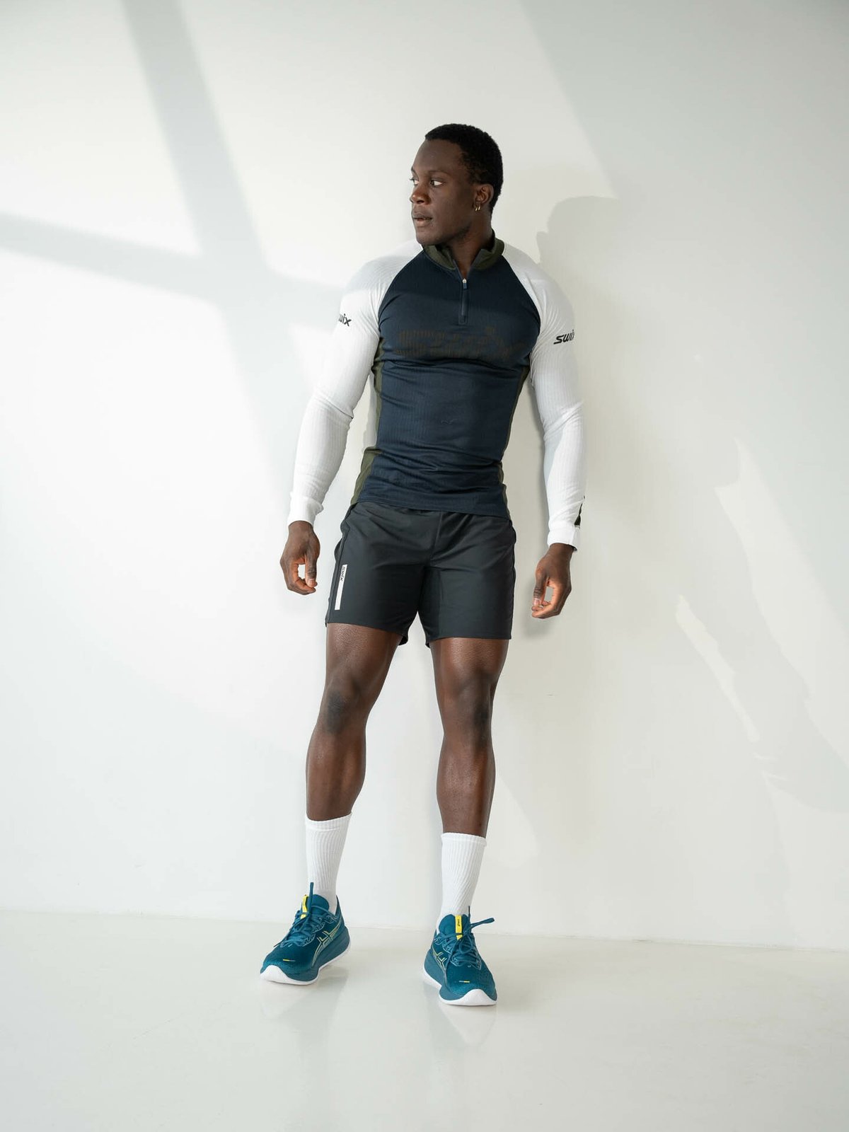 Swix RaceX Classic Half Zip Dark Navy / Bright White