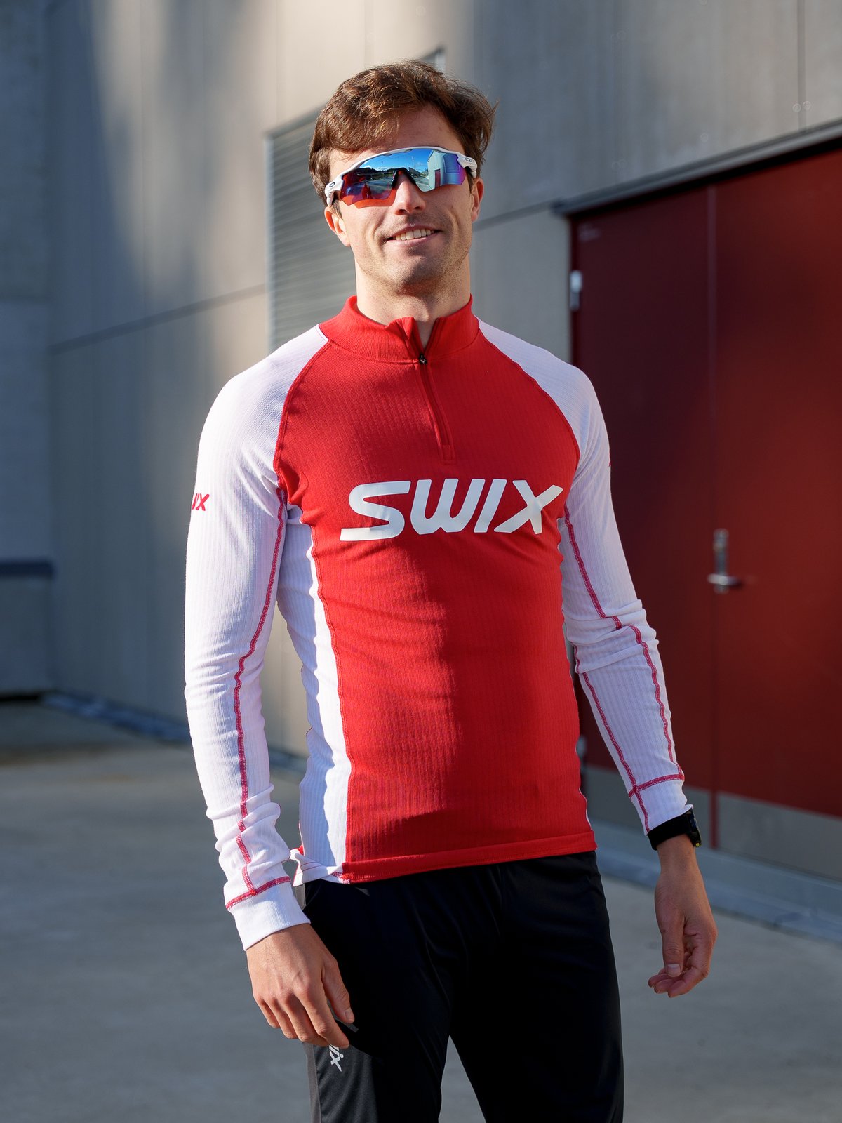 Swix RaceX Classic Half Zip Christmas Red