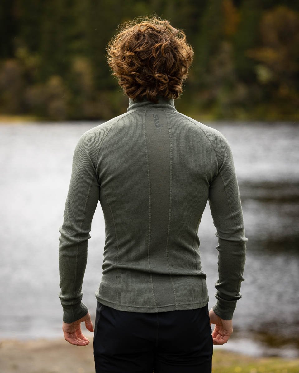 Swix RaceX Merino Half Zip Olive