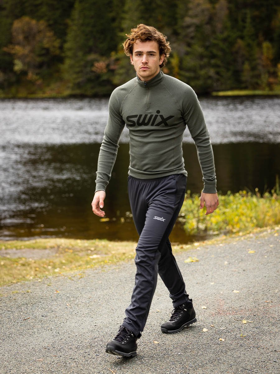 Swix RaceX Merino Half Zip Olive