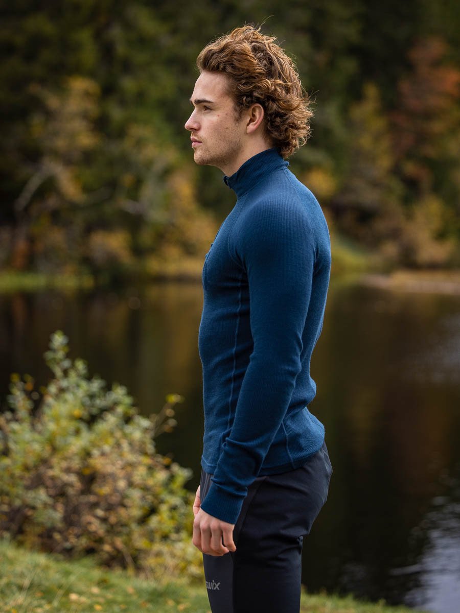 Swix RaceX Merino Half Zip Dark Navy