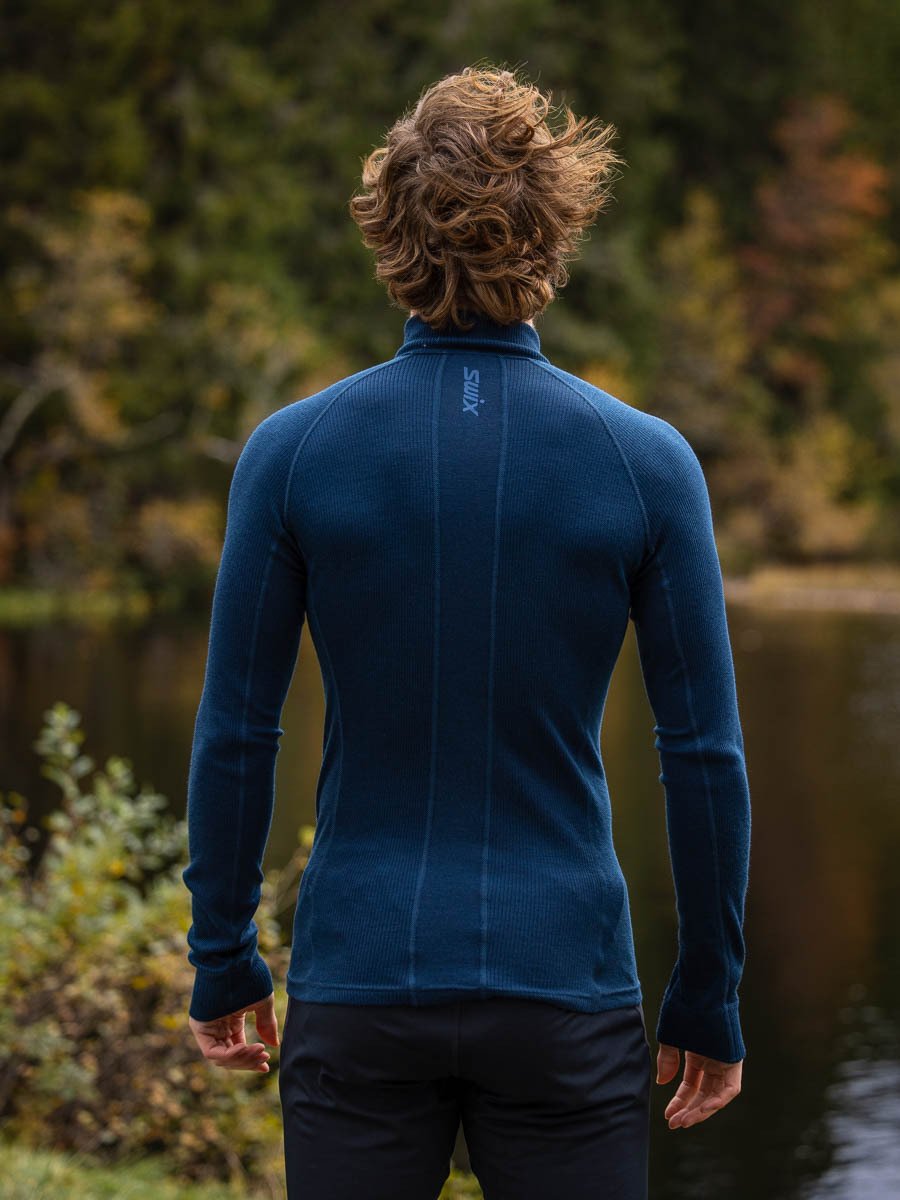 Swix RaceX Merino Half Zip Dark Navy