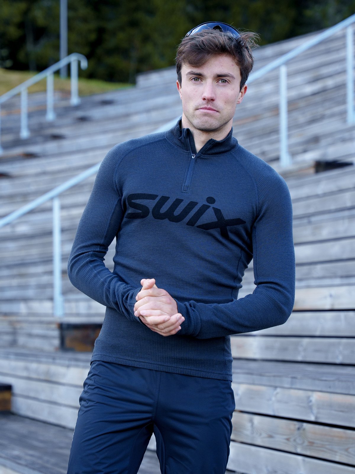 Swix RaceX Merino Half Zip Dark Navy