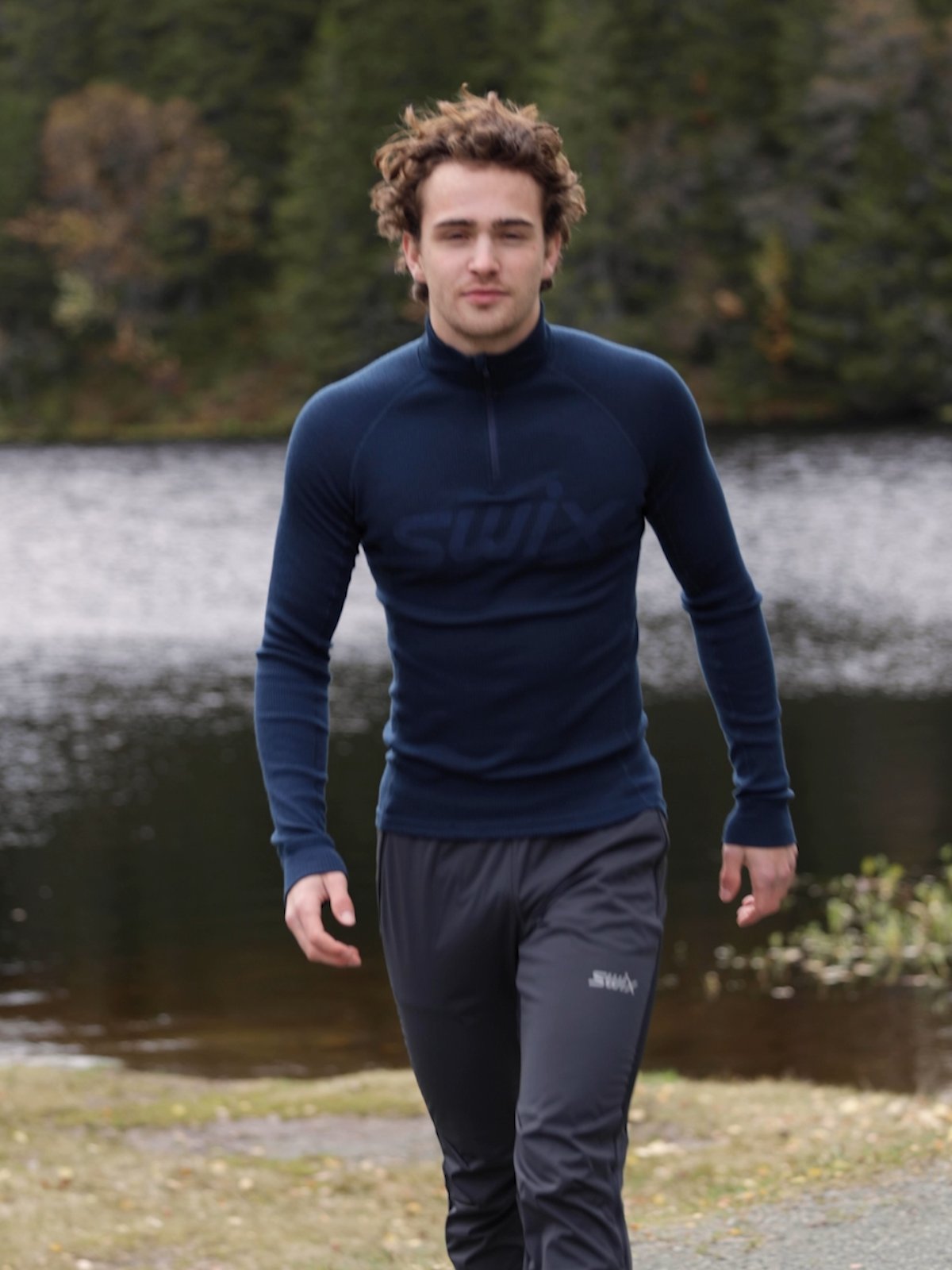 Swix RaceX Merino Half Zip Dark Navy