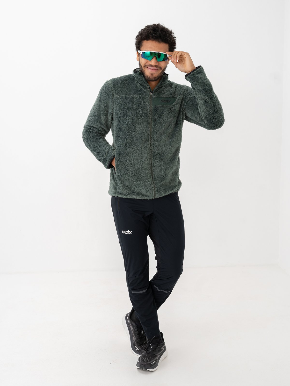 Swix Infinity Pile Midlayer Full-Zip Pine