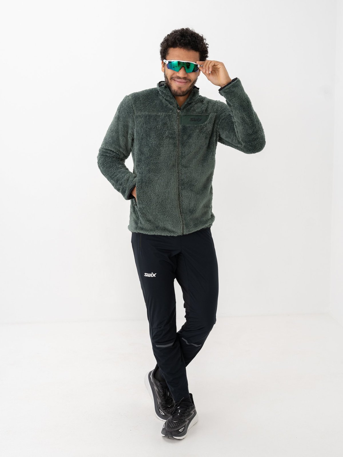 Swix Infinity Pile Midlayer Full-Zip Pine