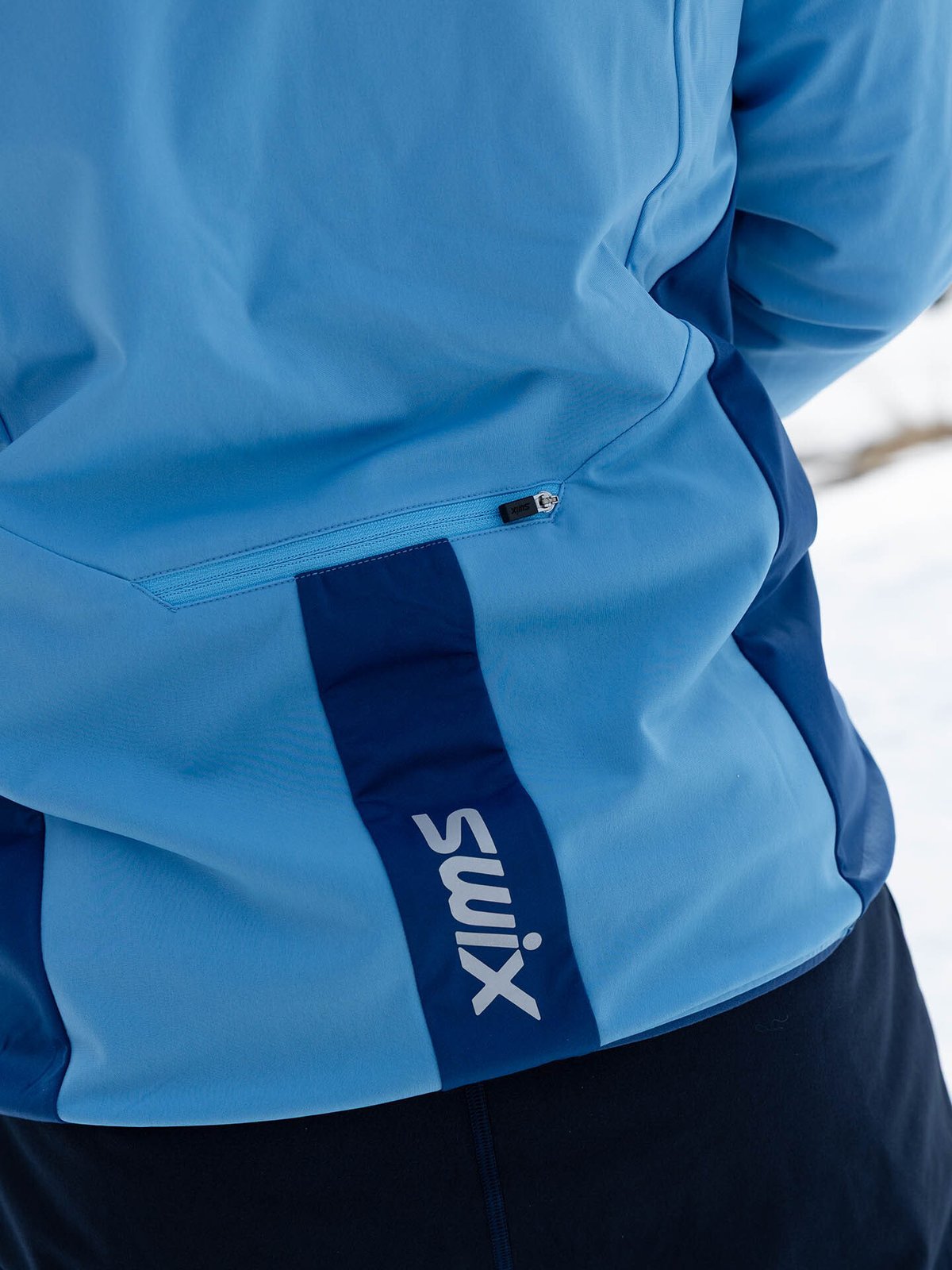 Swix Focus Wind Jacket Azure Blue