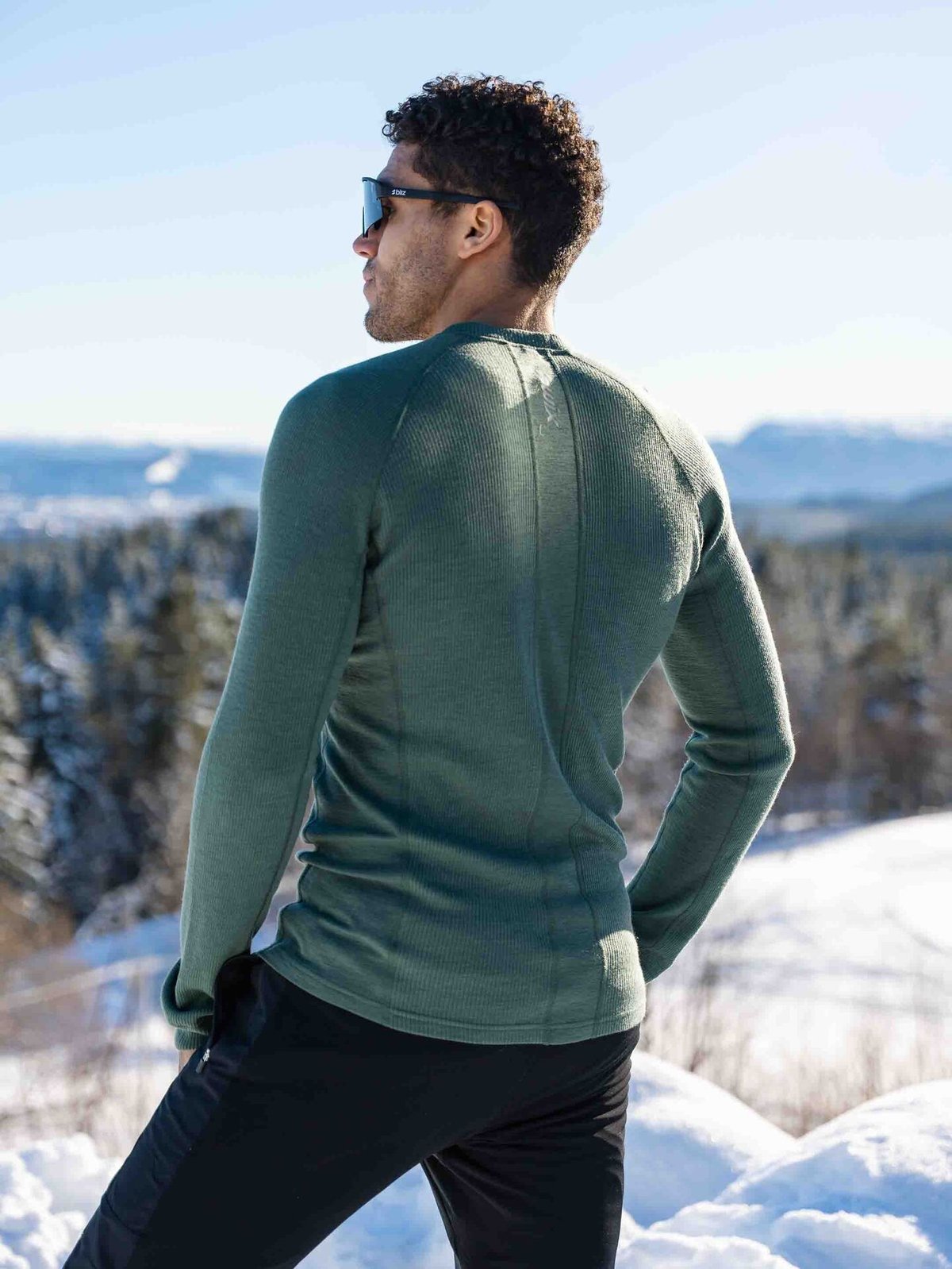 Swix RaceX Merino Long Sleeve Pine