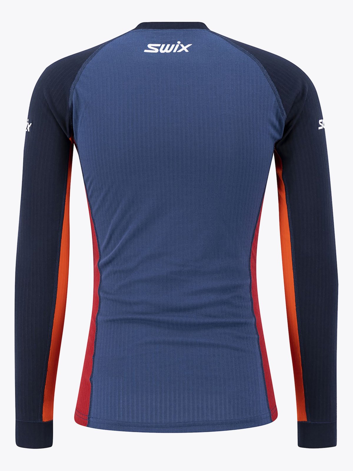 Swix RaceX Bodywear Long Sleeve Men Dark navy/ Rhubarb red