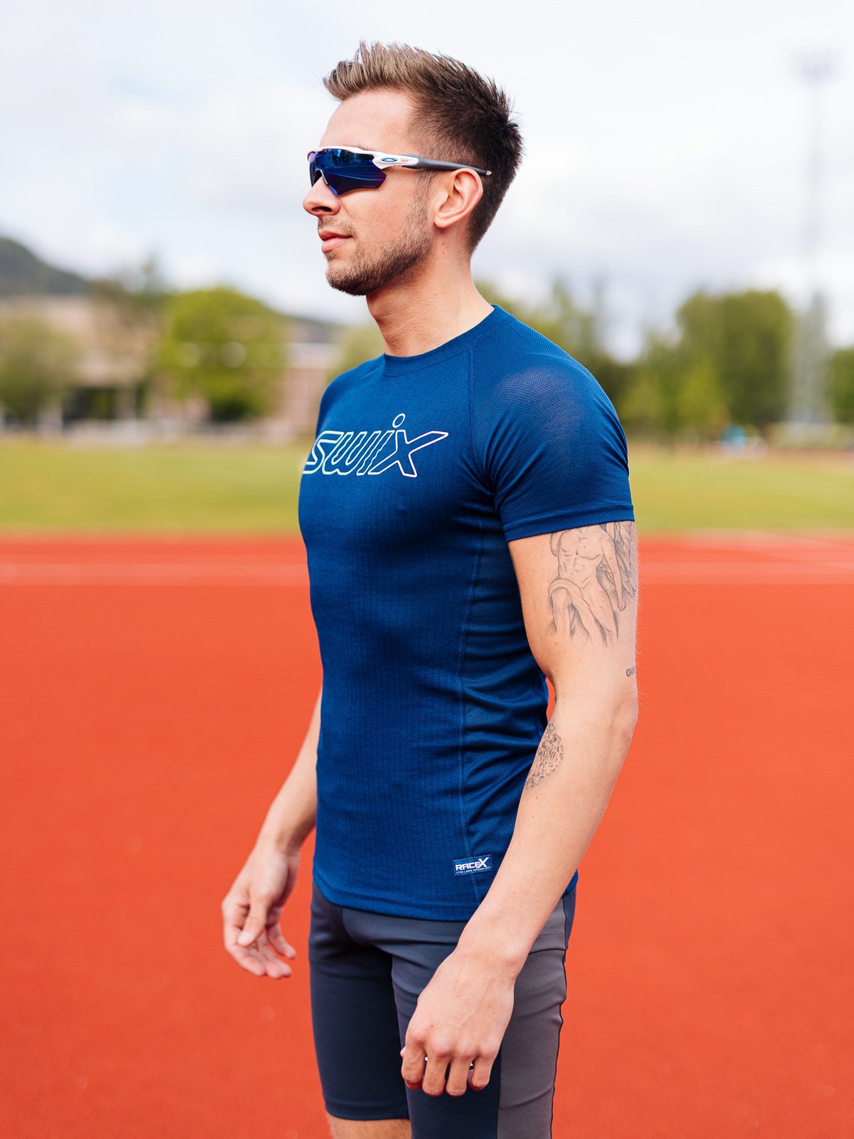 Swix Racex Light Short Sleeve Men Estate blue