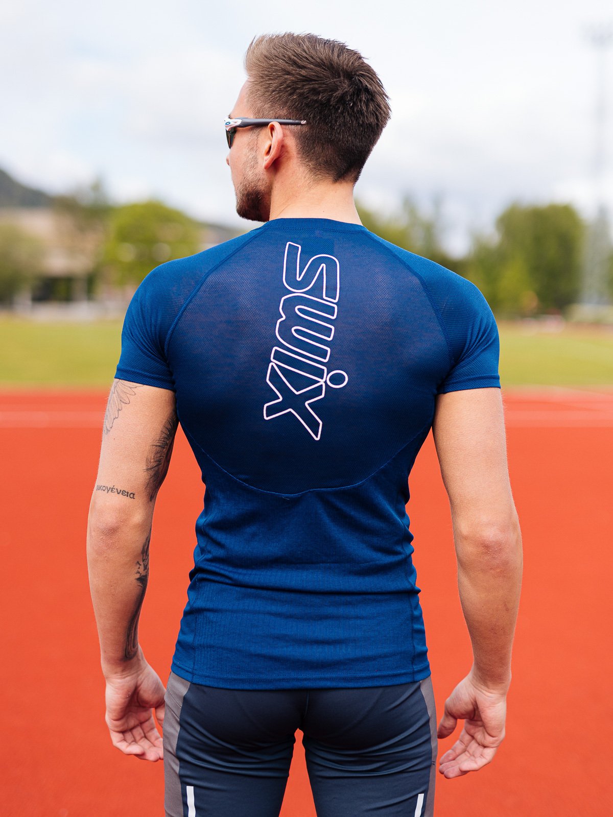 Swix Racex Light Short Sleeve Men Estate blue