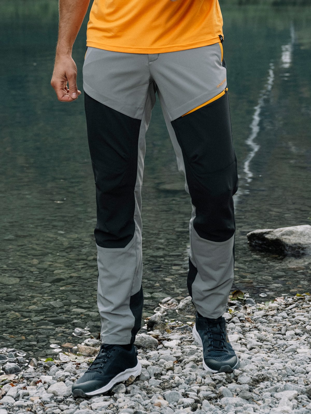 Twentyfour Flåm Light Softshell Bukse Grå