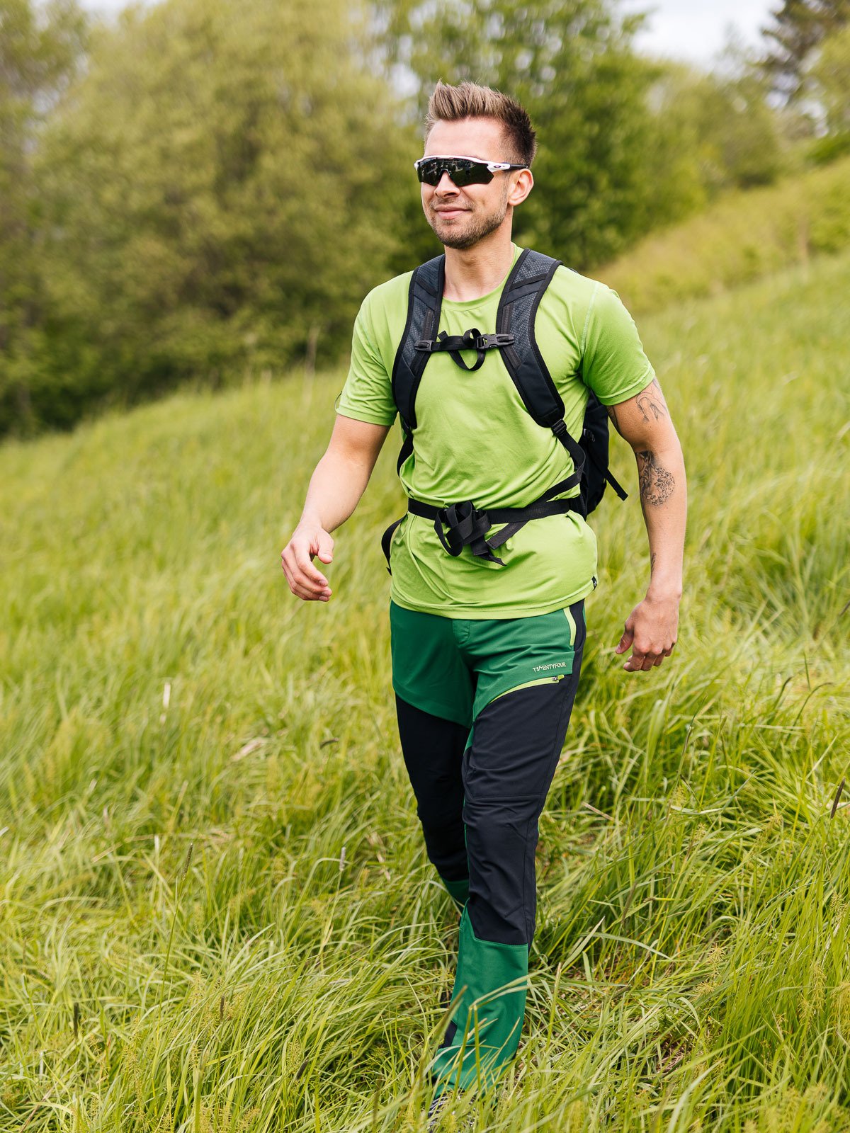 Twentyfour Flåm Light Softshell Bukse Mørk Grønn