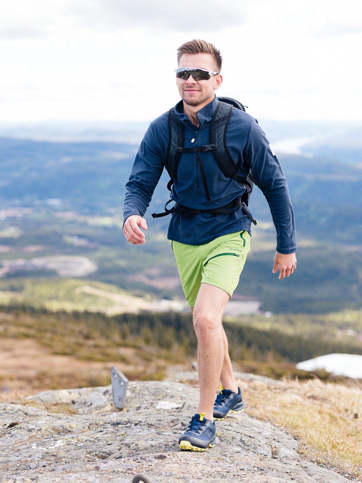 Twentyfour Flåm Light Softshell Shorts H Gress