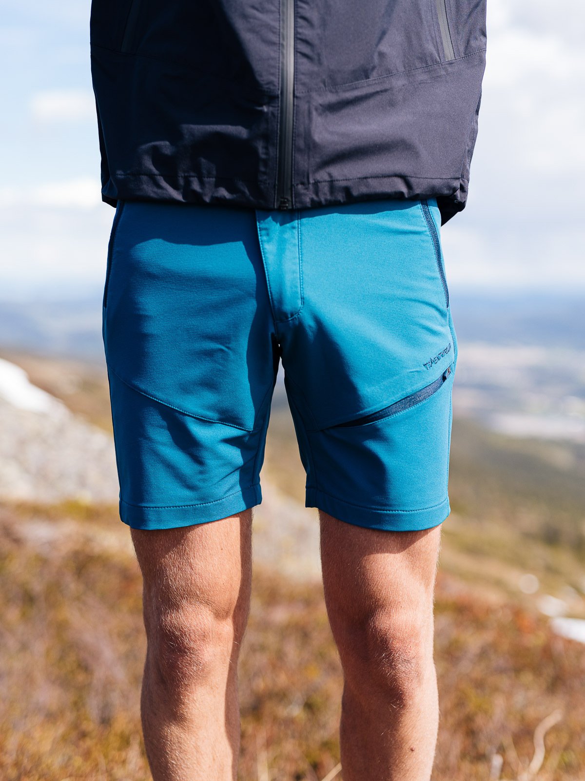 Twentyfour Flåm Light Softshell Shorts H Petrolblå