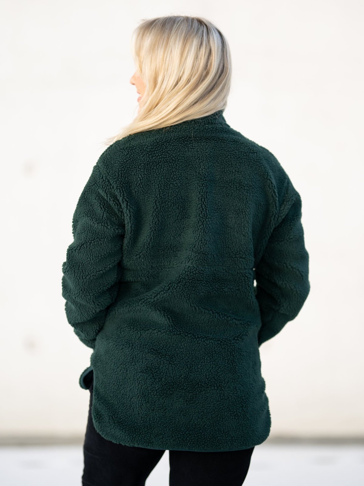 Twentyfour Mellow Pile Half Zip Dyp Grønn - Get Inspired Exclusive Collection