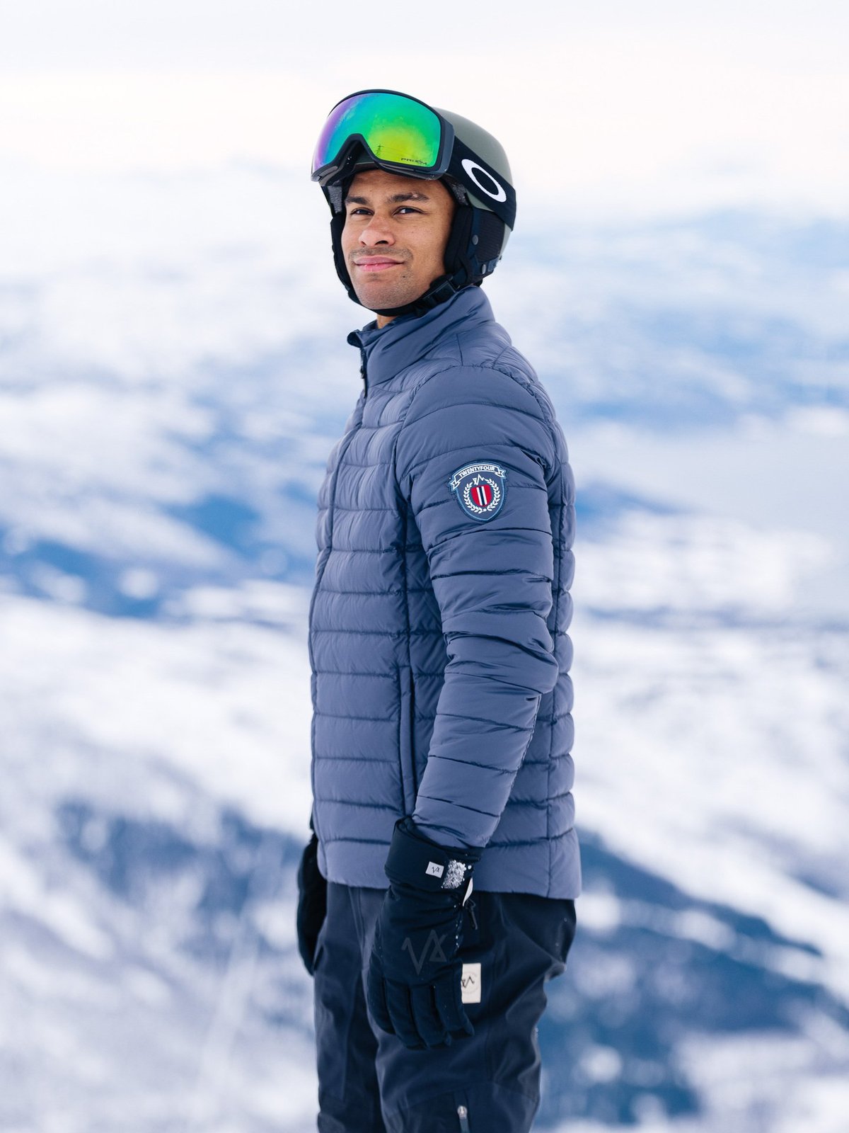 Twentyfour Finse Dunjakke Blekkblå