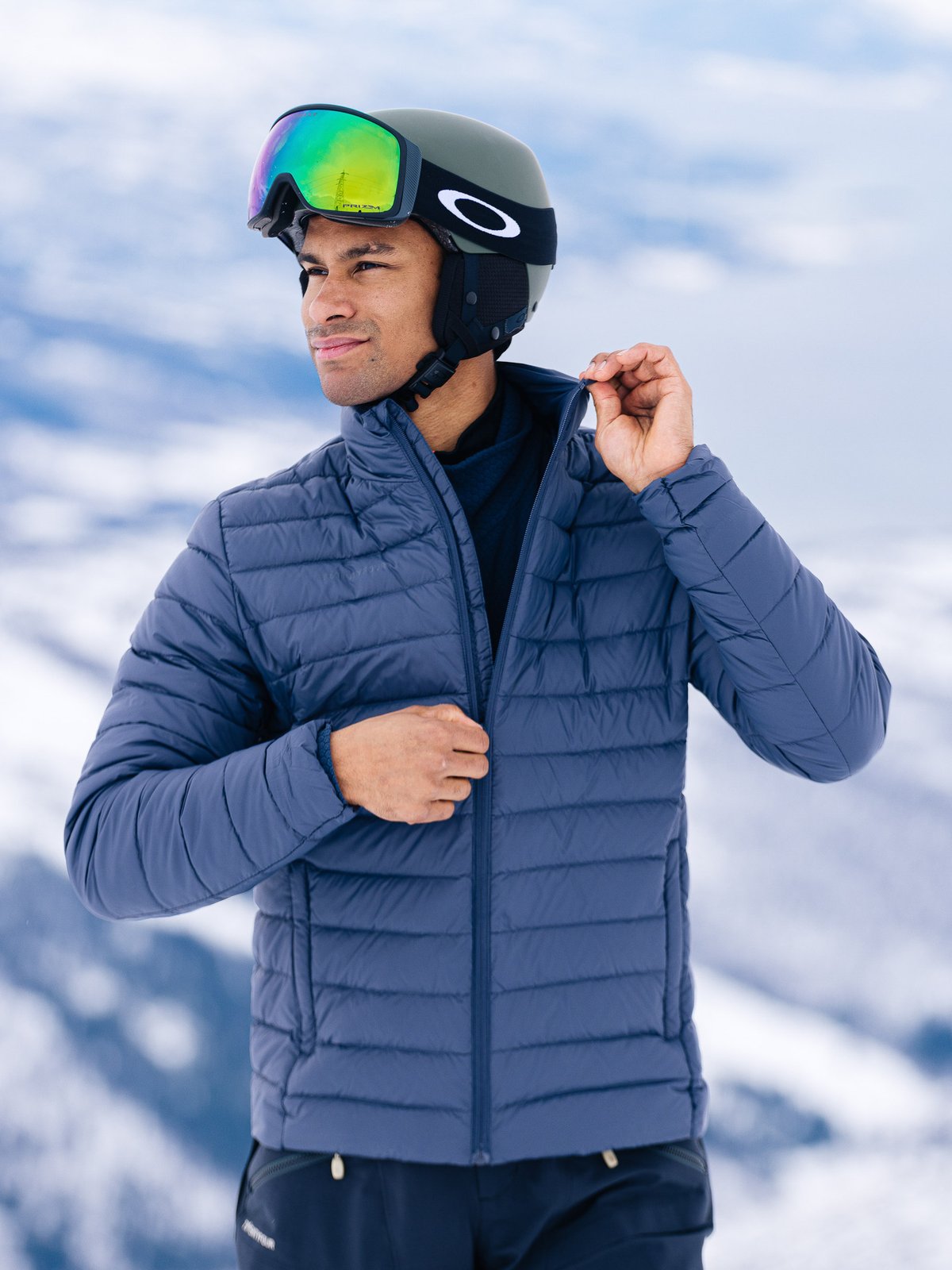 Twentyfour Finse Dunjakke Blekkblå