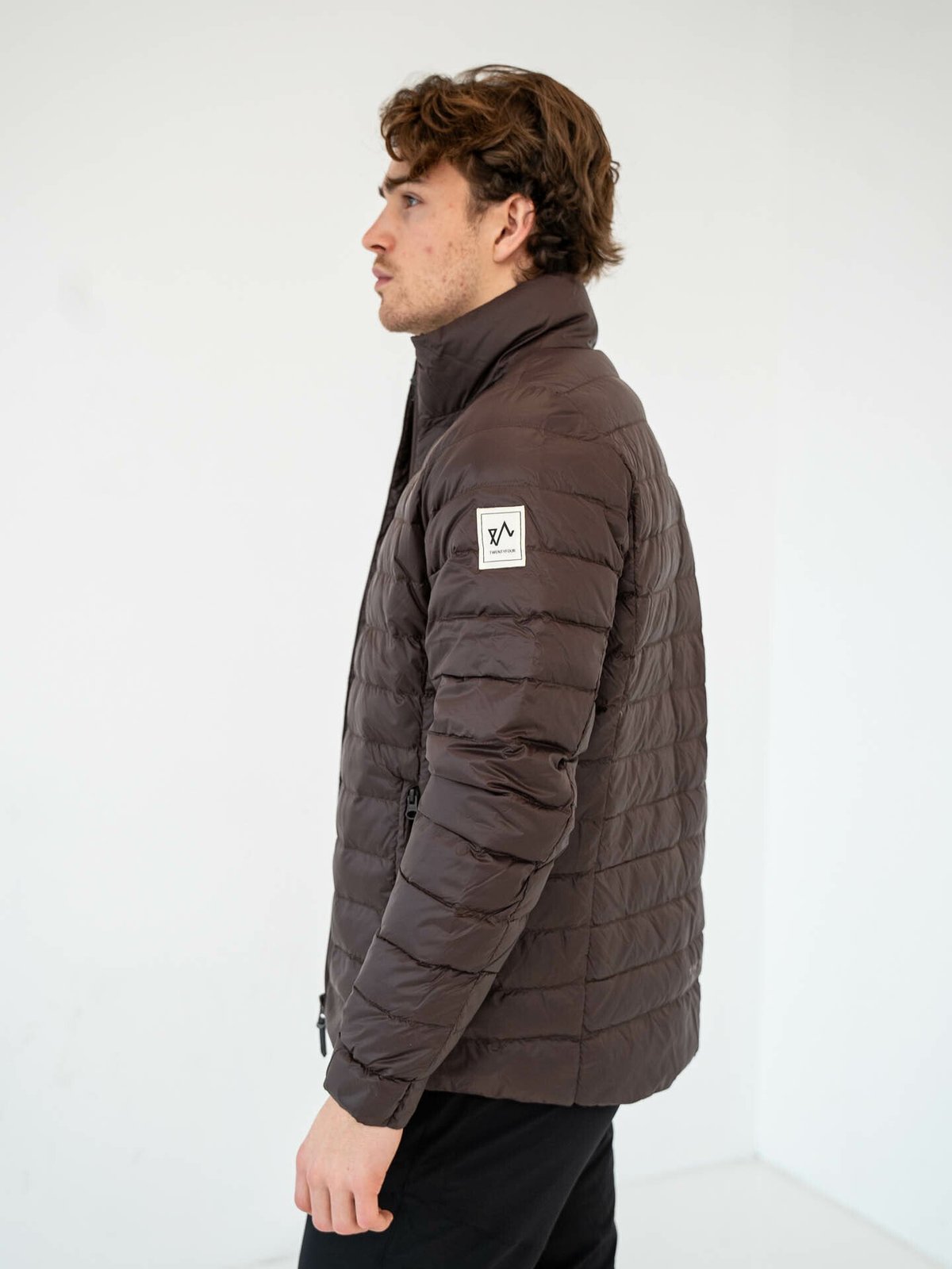 Twentyfour Finse Dunjakke Mørk Brun