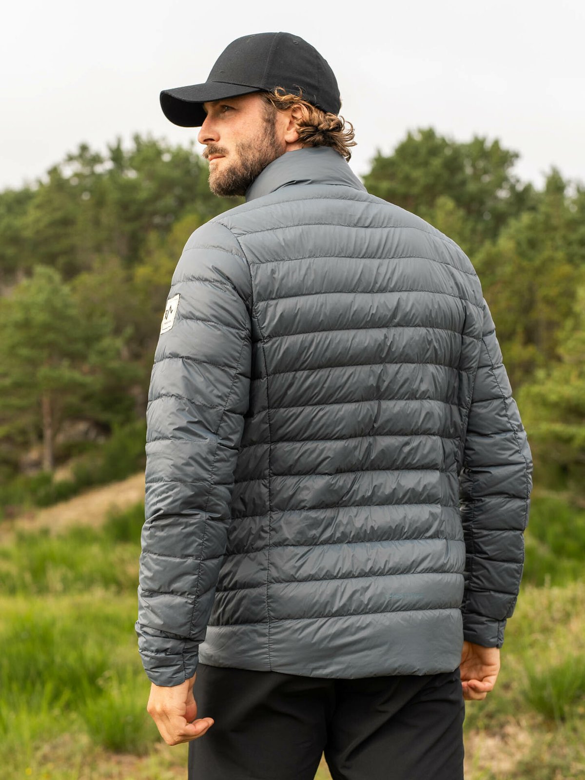 Twentyfour Finse Dunjakke Mørk Denim