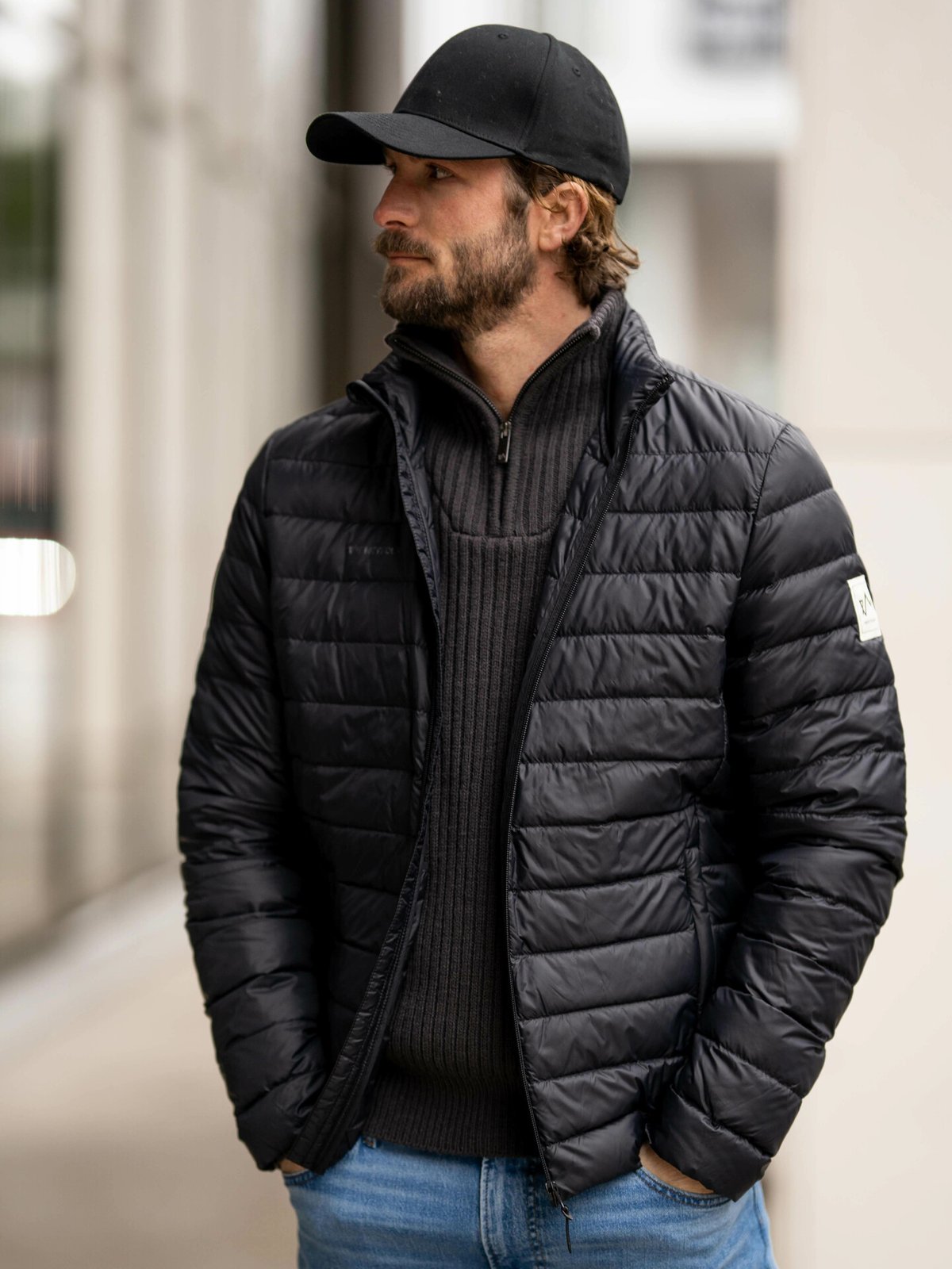 Twentyfour Finse Dunjakke Sort