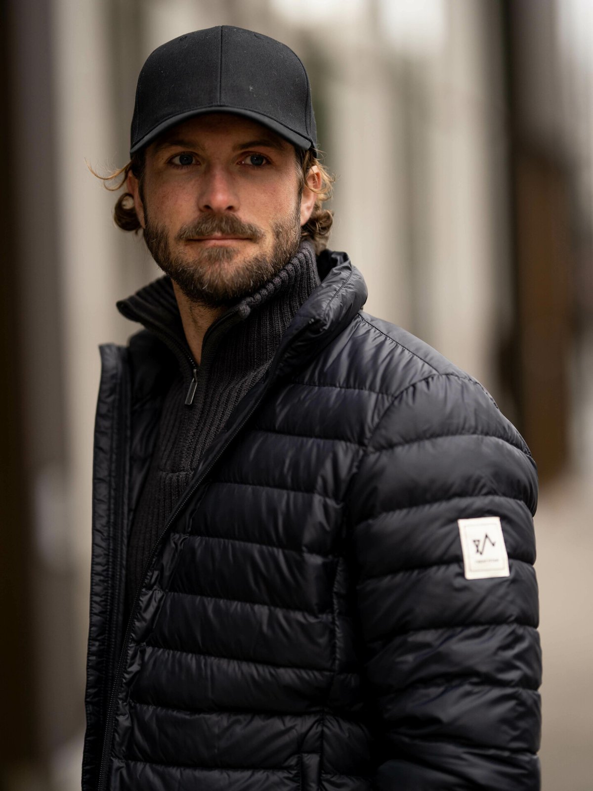 Twentyfour Finse Dunjakke Sort