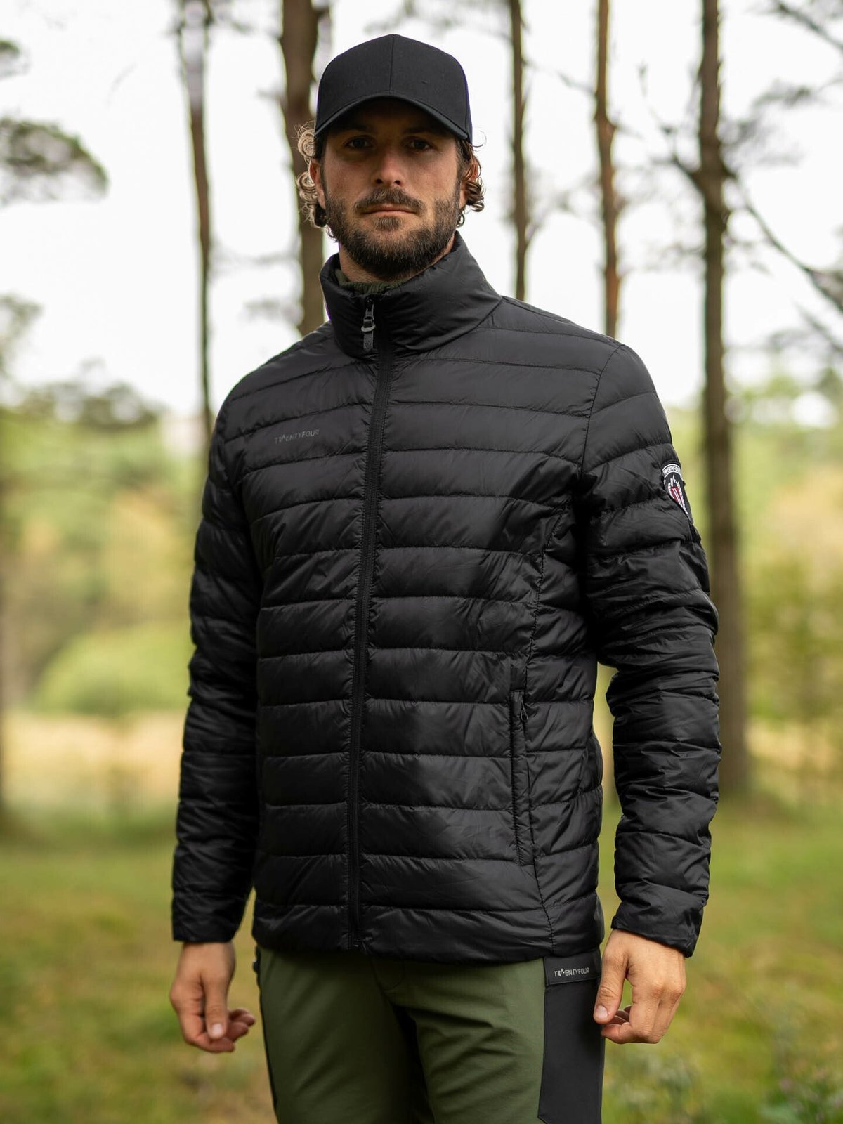 Twentyfour Finse Dunjakke Sort