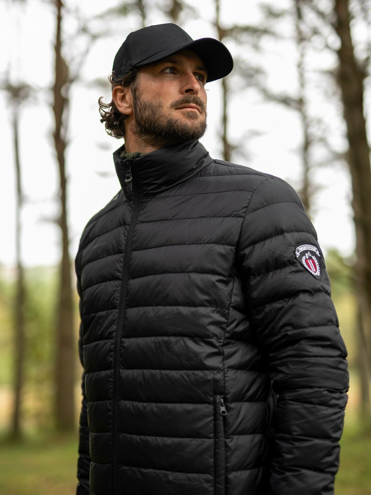 Twentyfour Finse Dunjakke Sort