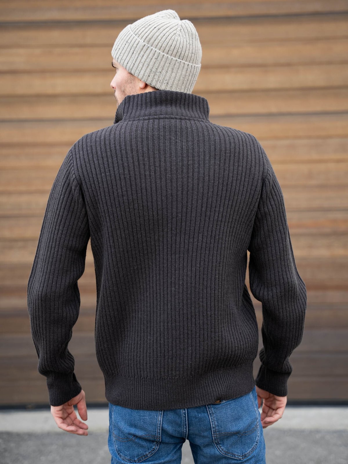 Twentyfour Finse Half Zip Ullgenser Skyggesort