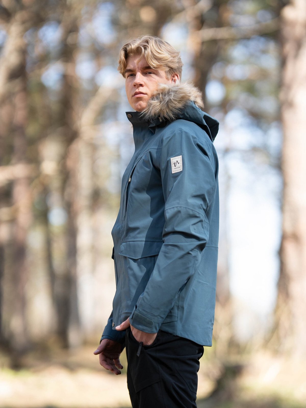 Twentyfour Finse 3-Lags Jakke Storm Blå