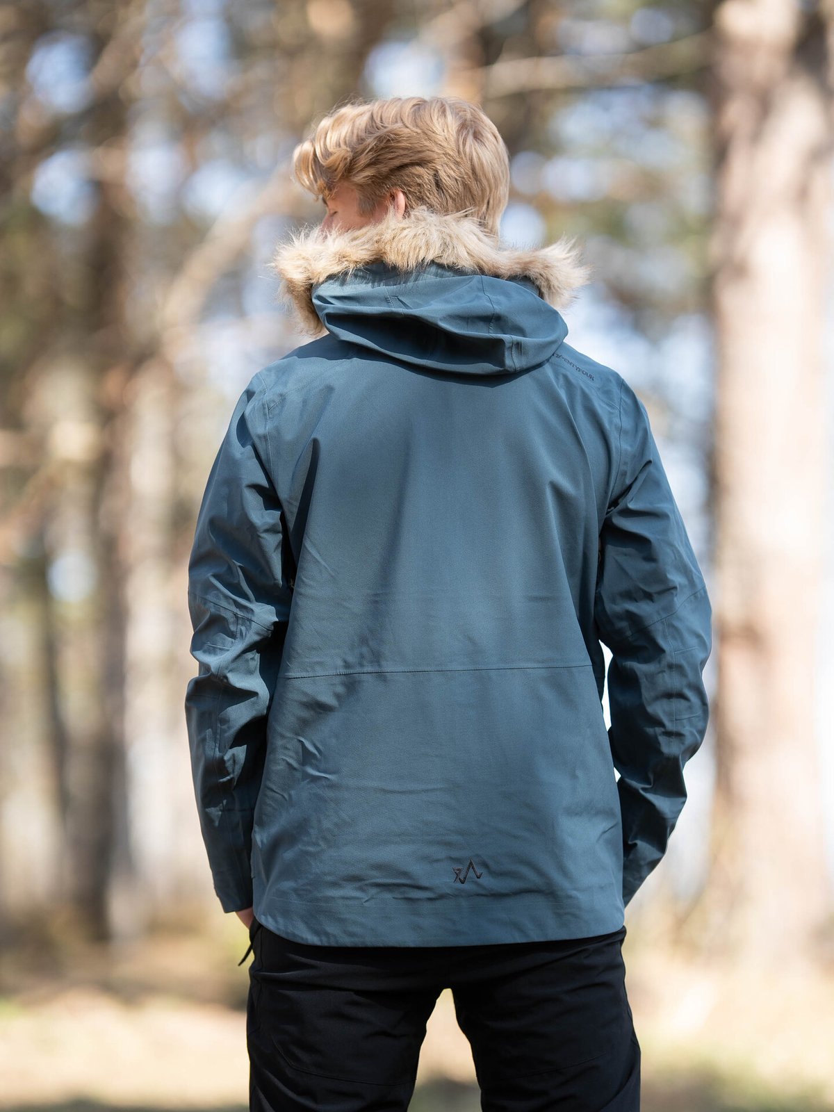 Twentyfour Finse 3-Lags Jakke Storm Blå