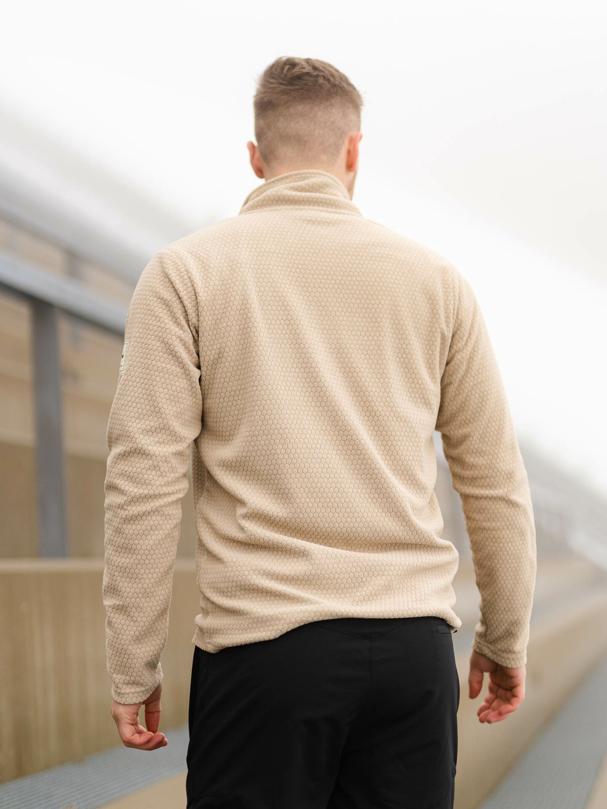 Twentyfour Finse Half Zip Fleece Beige