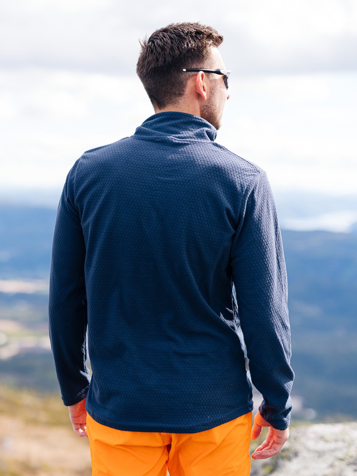 Twentyfour Finse Half Zip Fleece Blekkblå